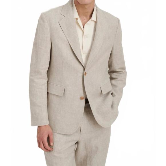 NEW ALEX MILL cooper blazer in flex linen - Picture 1 of 6